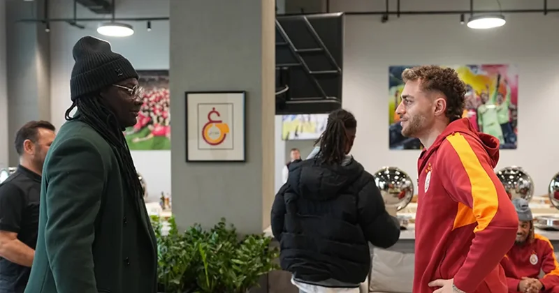 Bafetimbi Gomis, Galatasaray’ı ziyaret etti!