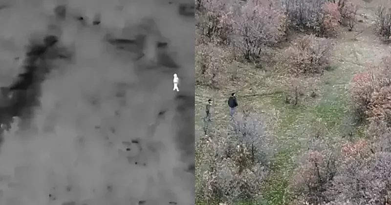 Uşak ta yasa dışı avcılık yapan 2 kişi yakalandı