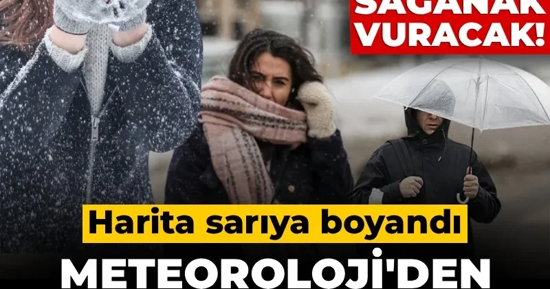 Meteoroloji den kritik uyarı: Kar ve sağanak vuracak! 39 il alarmda