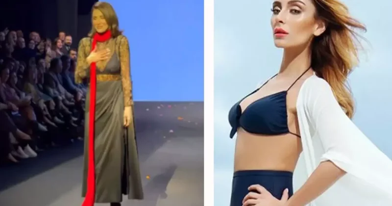 Özge Ulusoy un podyumda yaşadığı talihsiz anlar korkuttu