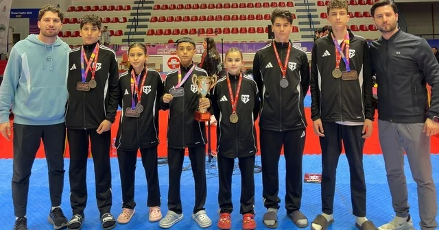 Aydınlı sporcular Arnavutluk tan beş madalya ile döndü Aydın Haberleri