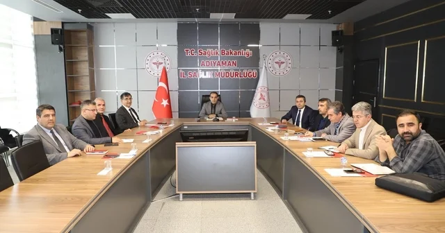 Haftalık sağlık değerlendirme toplantısı gerçekleştirildi Adıyaman Haberleri