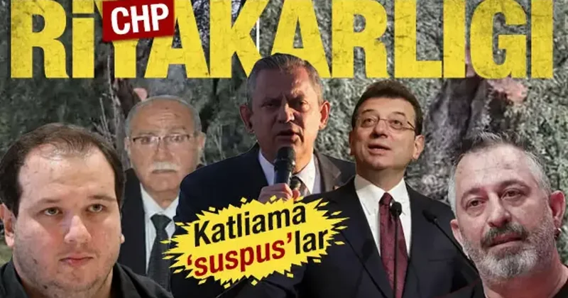CHP de çevre riyakarlığı: Özel konuşurken, başkanı zeytinlikleri kesti
