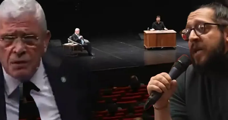 İYİ Parti lideri Dervişoğlu ile gazeteci arasında gerginlik: İncindin mi... Laflara bak