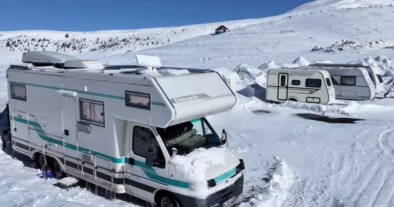 Erciyes Dağı, Karavan tutkunlarının yeni kış rotası haline geldi