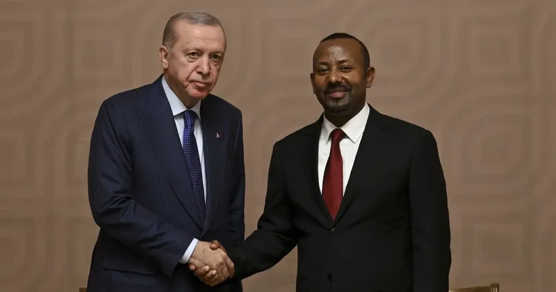 Erdoğan Etiyopya Başbakanı na Togg hediye etti