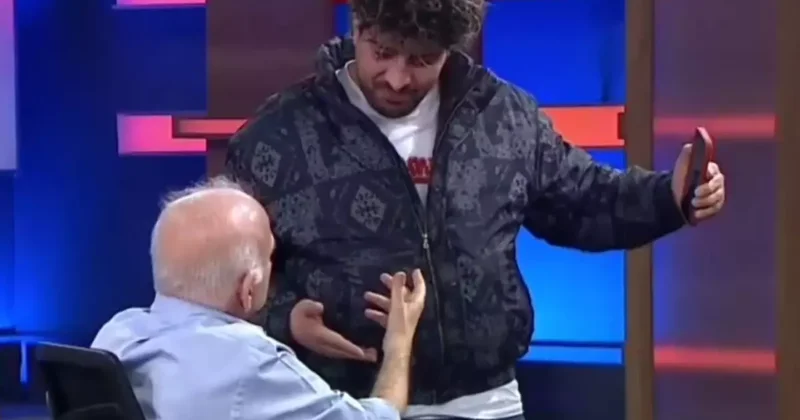 Konuşmayan adam Beyaz Futbol stüdyosunu bastı! Ahmet Çakar delirdi