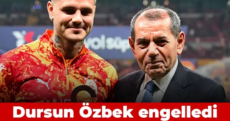 Mauro Icardi anlaştı: Dursun Özbek engelledi