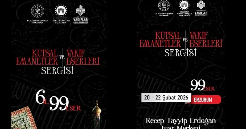Kutsal Emanetler ve Vakıf Eserleri Sergisi , ramazanda ziyaretçilerle buluşacak