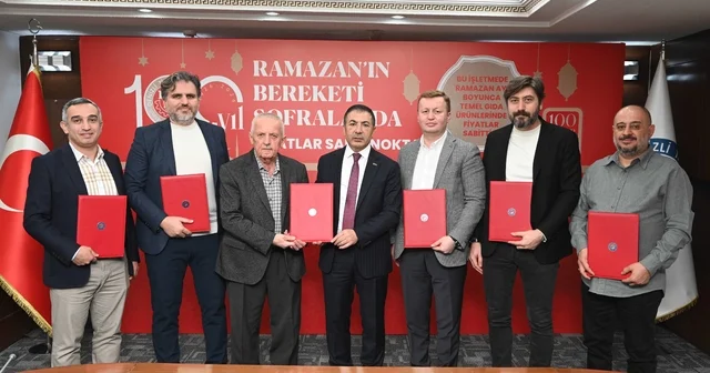 DTO nun öncülüğünde Denizli de Ramazan ayında temel gıdada sabit fiyat uygulaması başlatıldı Denizli Haberleri