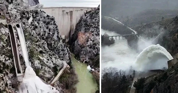 Şiddetli yağışların ardından barajlar taşma seviyesine geldi: Kontrollü olarak su bırakılıyor
