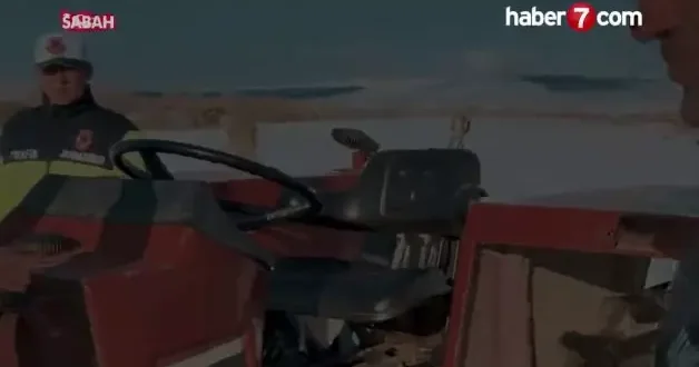 21 yıl sonra traktörüne kavuştu!