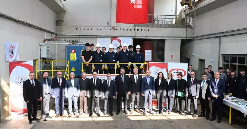 Erdemir’den öğrencilere gerçek üretim deneyimi