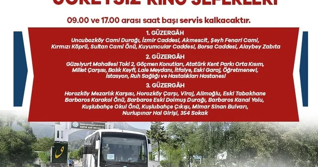 Mezarlıklara ücretsiz otobüs seferleri düzenlenecek Manisa Haberleri
