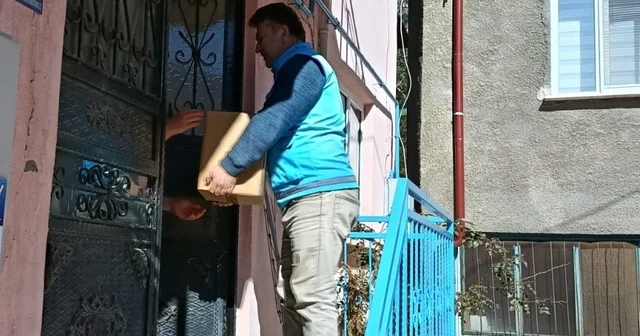 Derebucak ta yardım kolileri ihtiyaç sahiplerine ulaştırıldı Konya Haberleri