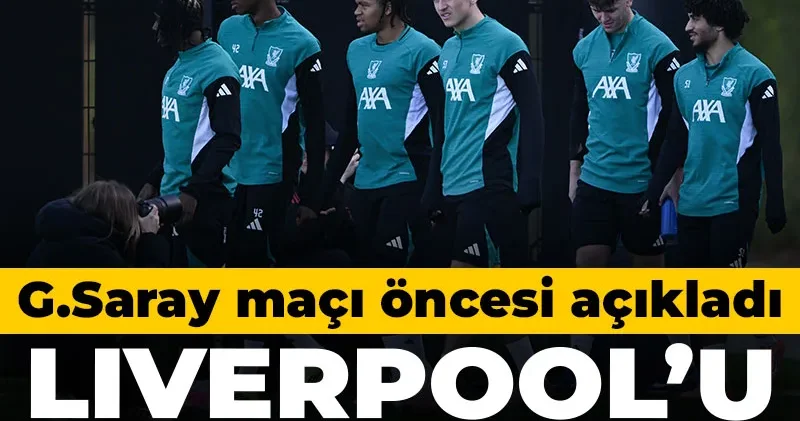 Galatasaray maçına saatler kala Liverpool u sarsan gelişme