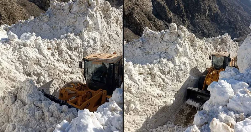 Van’da çığ düştü: 8 mezra ulaşıma kapandı