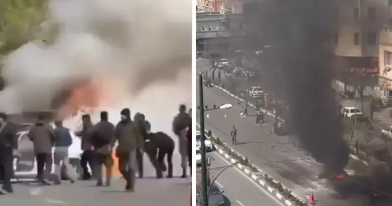 Tahran a hava saldırısı! Büyük panik yaşandı