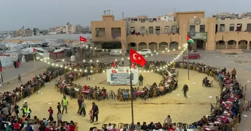 Ribat’tan Gazze’de 50 bin kişilik iftar