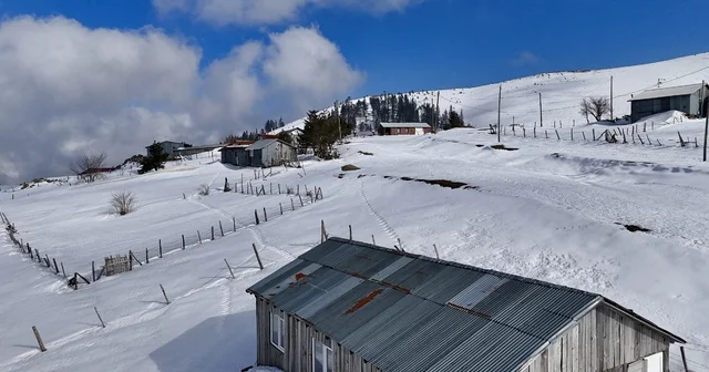 Düzce nin zirvesi Kardüz den muhteşem görüntüler Düzce Haberleri
