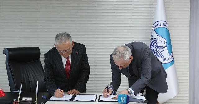 Başkan Büyükkılıç, Kartal Katlı Kavşağı için besmeleyi çekti, imzayı attı Kayseri Haberleri