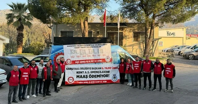 İzmir de işçilerden bayramlaşma protestosu İzmir Haberleri