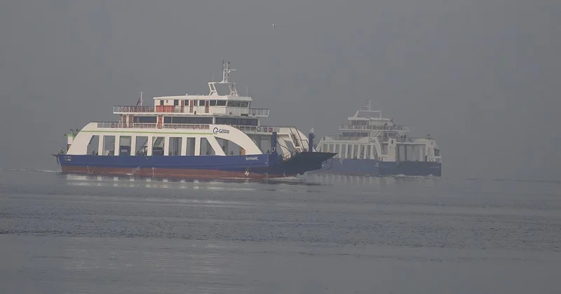 Güney Marmara da bazı feribot seferleri iptal edildi