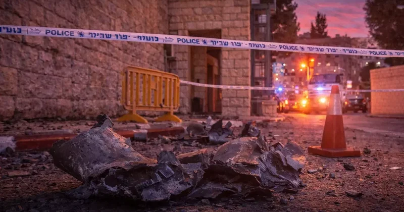 İran dan füze misillemesi: Şarapneller İsrail Başbakanlık Ofisi nin yakınına düştü