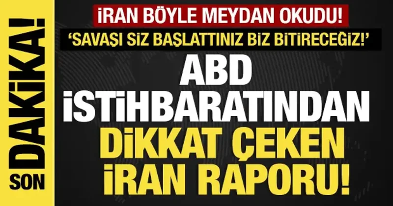 Son dakika...ABD istihbaratından dikkat çeken İran raporu: Saldırılar rejimi güçlendirdi