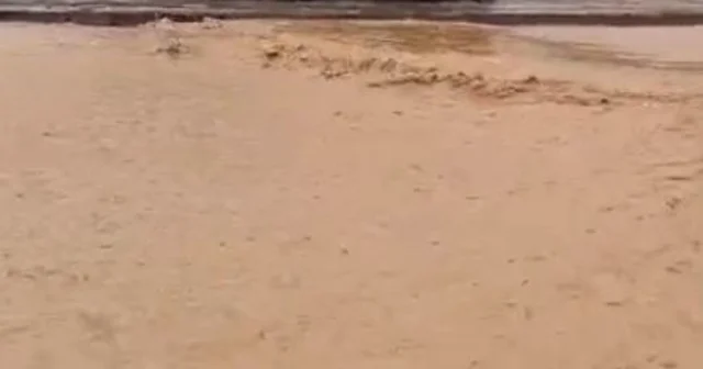 Gaziantep te yollar göle döndü Gaziantep Haberleri