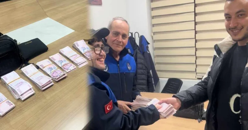 Muhtarlar yerde bulduğu para dolu çantayı sahibine ulaştırdı