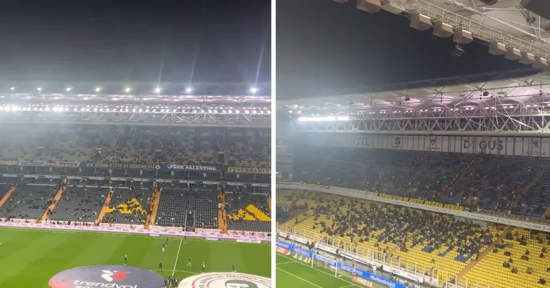 Fenerbahçe taraftarından sessiz protesto