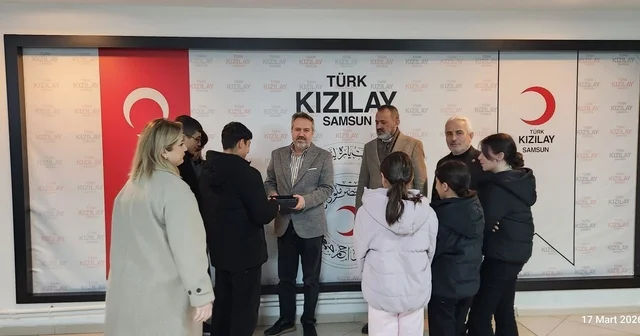 Samsun Çocuk Evlerinden Gazze için anlamlı bağış Samsun Haberleri
