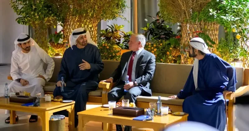 BAE ile Ürdün den füzelerin gölgesinde kritik zirve: Ramazan günü verilen fotoğraf tartışma konusu oldu Ortadoğu Haberleri