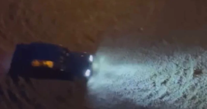 Mahalle arasında drift atan sürücüye ceza yağdı