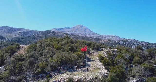 Türkiye nin en güneyindeki mahallede 7 tepede, 7 bayrak göndere çekildi Hatay Haberleri