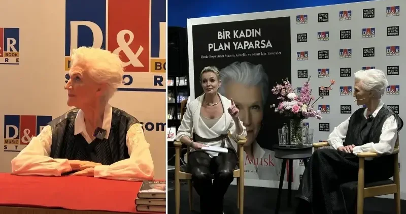 Elon Musk un annesi İstanbul da hayranlarıyla buluştu İstanbul Haberleri