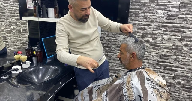 Aydın da bayram tıraşı telaşı başladı Aydın Haberleri