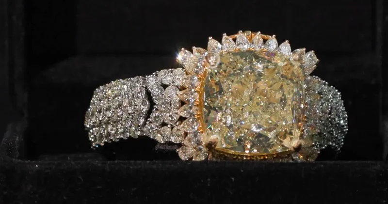 Türkiye de yakalanan en büyük pırlanta: 80 karatlık kaçak elmas sergilendi