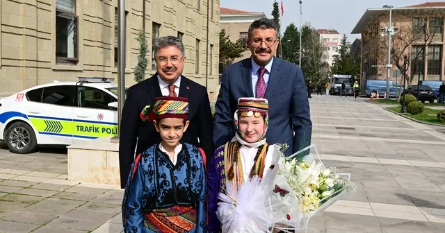 İçişleri Bakan Yardımcısı Çelik ten Vali Yılmaz a ziyaret Eskişehir Haberleri