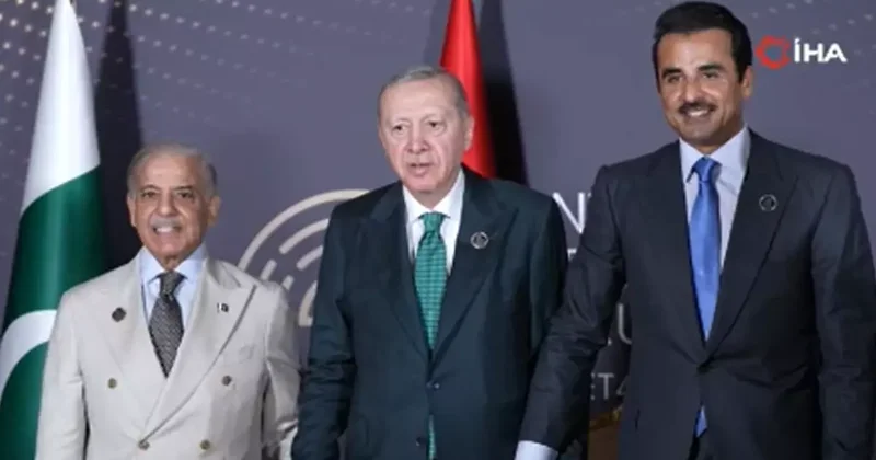 Cumhurbaşkanı Erdoğan, Pakistan Başbakanı Şerif ve Katar Emiri Al Sani ile görüştü