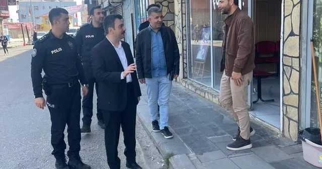 Dicle Kaymakamı Atış, esnaf ve vatandaşlarla bir araya geldi Diyarbakır Haberleri