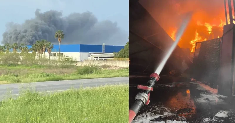 Son Dakika Adana da geri dönüşüm tesisinde korkutan yangın! Ekipler peş peşe gitti