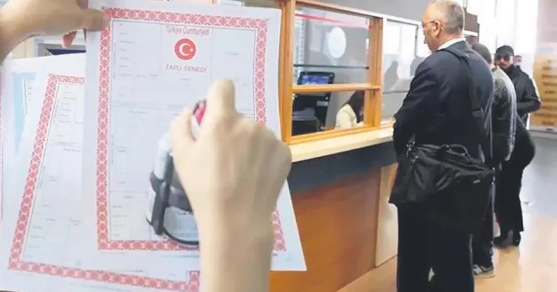 Tapuda elden nakit dönemi bitiyor