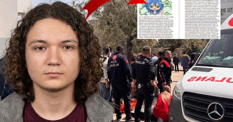 İsa Aras Mersinli’nin okul saldırısını planladığı 11 Nisan daki notu ortaya çıktı! İfadeler inanılmaz