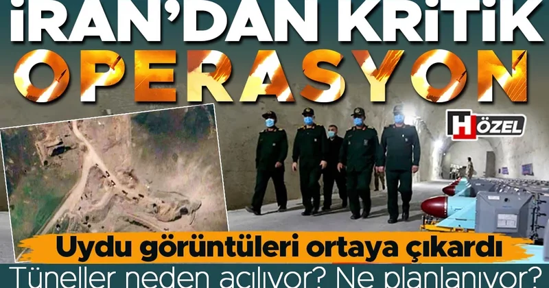 Uydu görüntüleri ortaya çıkardı: İran’dan kritik operasyon! Tüneller açılıyor, ne planlanıyor?
