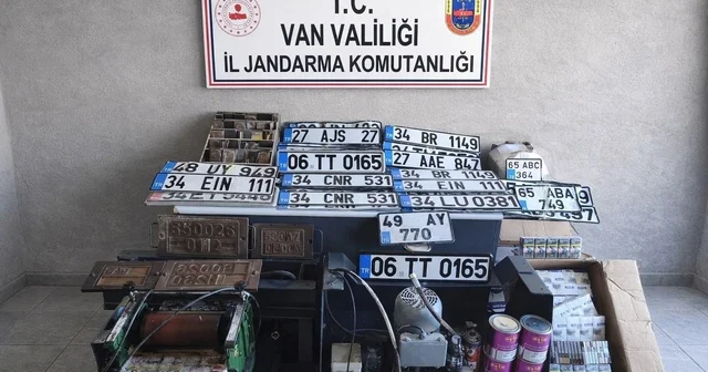 Van da sahte sahte plaka basanlara operasyon Van Haberleri
