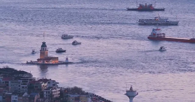 İstanbul’un mavi saat silueti milyonları etkiledi VİDEO İZLE
