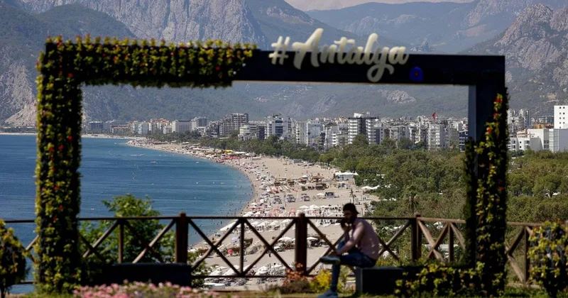Antalya ya gelen yabancı turist sayısı 1 milyon 250 bini geçti