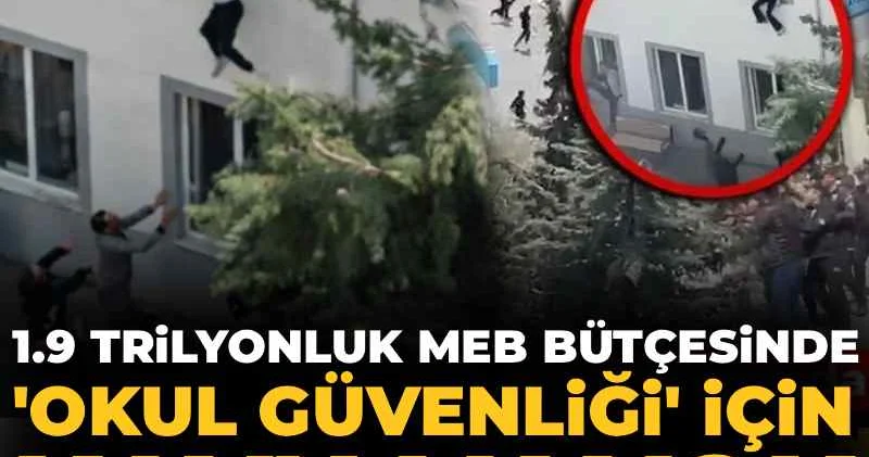 1,9 trilyonluk MEB bütçesinde okul güvenliği için kaynak yok